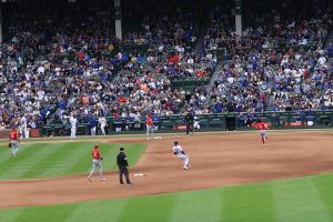 Niko Hoerner rounds second base