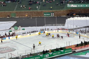 Face off on Ohio State end of ice