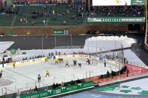 Action on Ohio State end of ice