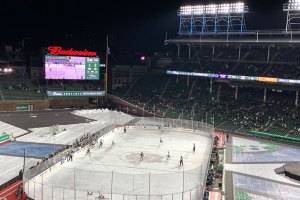 Action on far end of ice