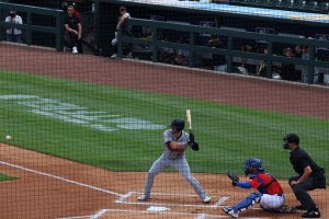 Indianapolis player at bat