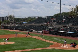 Indaiapolis batter waits pitch