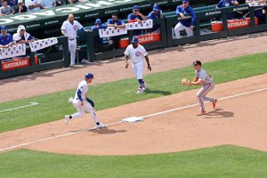 Pete Crow-Armstrong on third base