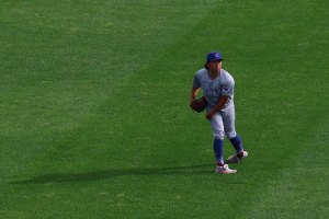 Shota Imanaga followthrough on pitch