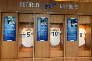 Lockers with retired numbers