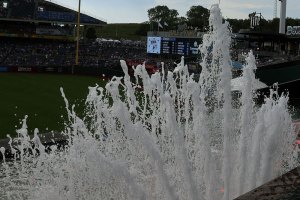 Water of fountain