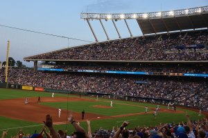 Batter steps on second during home run